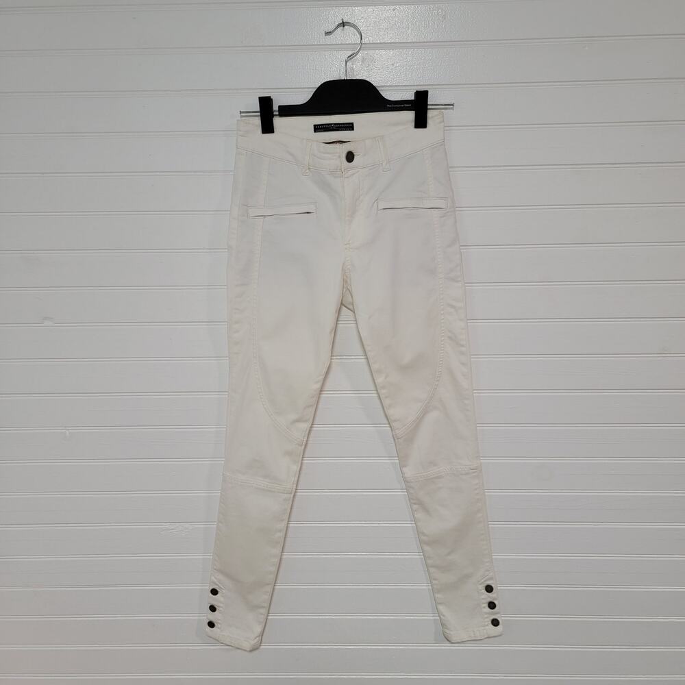 Peruvian Connection Size 0 Jeans Velveteen Moto Skater Boho Lagenlook Soft Denim